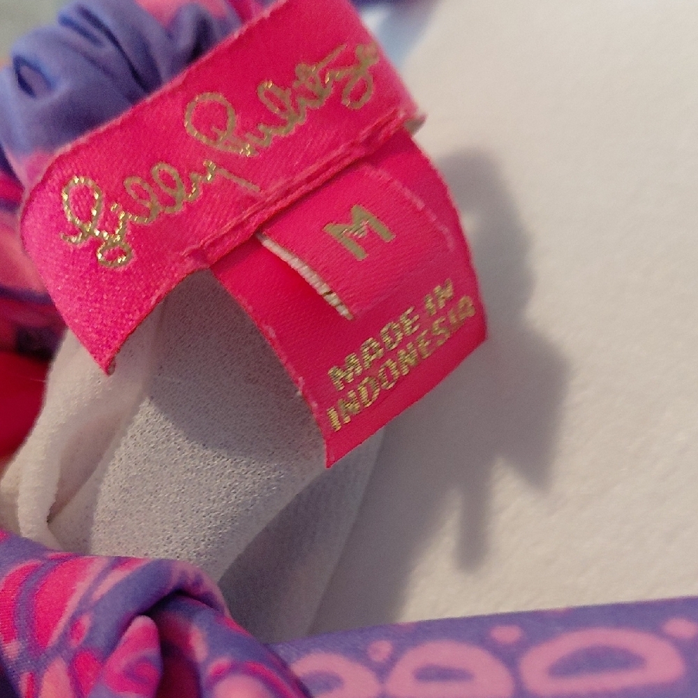 Lilly Pulitzer Purple and Pink Patterned Top - Picture 2 of 3